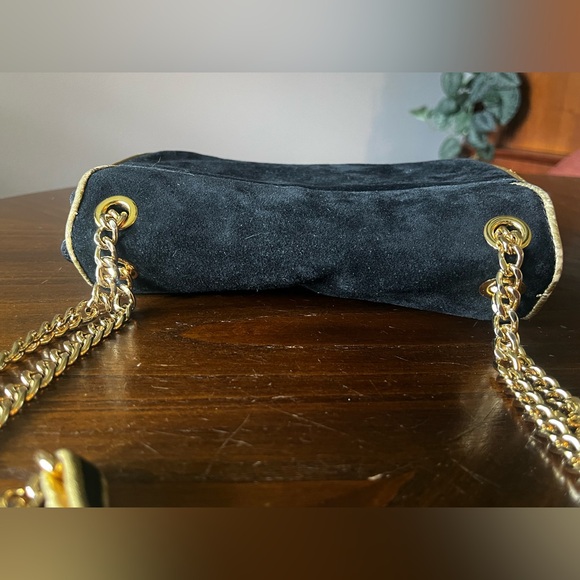 Michael Kors Two Way Black Suede Handbag - Picture 9 of 15